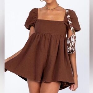 Princess Polly - Brown romper